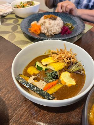 vegetable curry at Siesta in Hirakawa