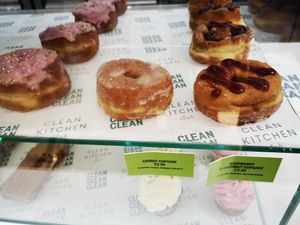 Good selection of sweet treats at Clean Kitchen Club - Battersea Power Station in South West London