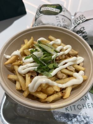 Loaded fries (swapped Sriracha mayo for regular mayo)  at Clean Kitchen Club - Battersea Power Station in South West London