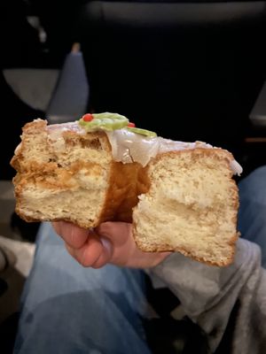 Biscoff Christmas Doughnut  at Clean Kitchen Club - Battersea Power Station in South West London