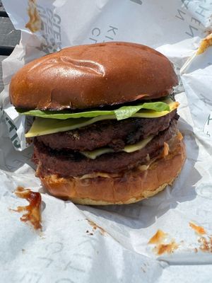 BBQ Cheeze (doubled up) at Clean Kitchen Club - Battersea Power Station in South West London