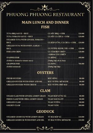  at Phuong Phuong Restaurant in Cat Ba