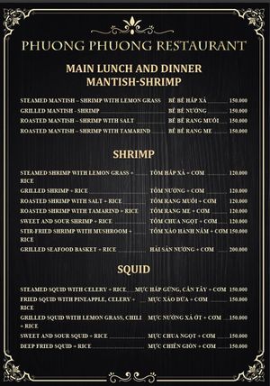  at Phuong Phuong Restaurant in Cat Ba