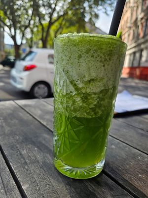 'Limonada' - homemade mint lemonade at Die Kurve in Dusseldorf