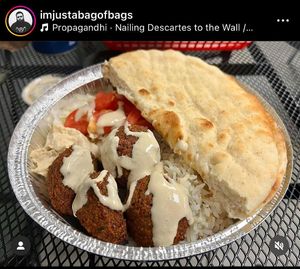 Falafel Salad 
  at Alaturco Gyro in Ballston Spa