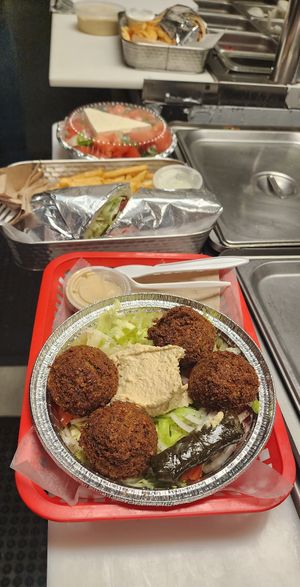 Falafel Salad  at Alaturco Gyro in Ballston Spa
