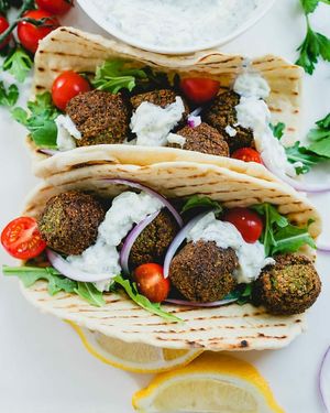 Falafel  at Alaturco Gyro in Ballston Spa