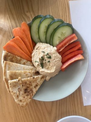 vegan hummus  at Ash & Elm Cider Co in Indianapolis