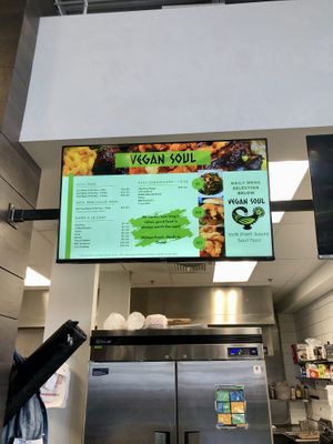 Menu  at Vegan Soul in Boise