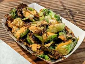 Brussels Sprouts at Vegan Soul in Boise