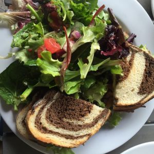 VEGAN BLT + SALAD at Green Bliss - the Cafe in Fullerton