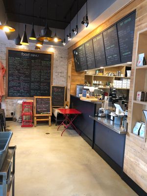 Food menu at Green Bliss - the Cafe in Fullerton