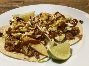 Vegan tacos at Green Bliss - the Cafe in Fullerton