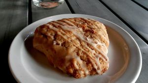 Cinnamon sugar scone at Green Bliss - the Cafe in Fullerton