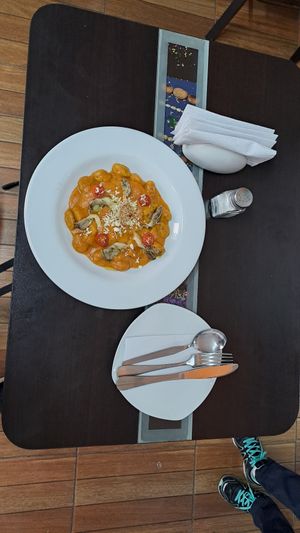 Gnocchi at Quinoa House in Cusco
