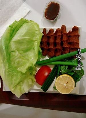 veggies at Cigköftem - Paul Krugerlaan in The Hague