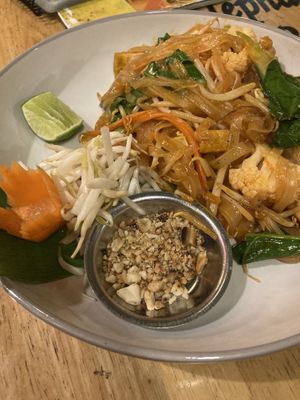 Pad thai  at Elephant Cafe' by Tan in Phuket