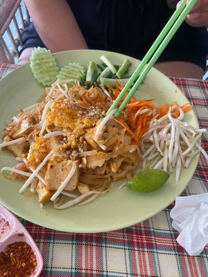 Pad Thai (with egg) at First Restaurant  in Krabi
