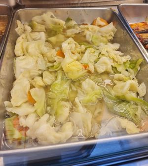 Stir fried cabbage ~ 30/10/22 at Ru Yi Vegetarian - 如意素食 in Central Singapore