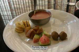 Desserts at a vegan meet-up at In The Pink in Bangalore