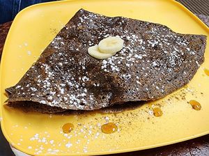 French toast and banana crepe  at Cottage Creperie in Gettysburg