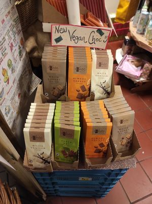 Vegan chocolate at The Good Food Shop in Cork