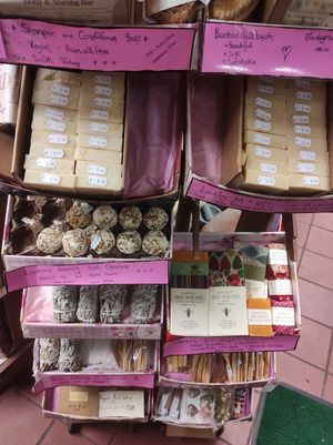 Hand made soaps at The Good Food Shop in Cork