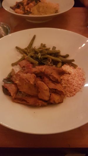 Fake chicken curry at The Pier Ceylon in Herne Bay