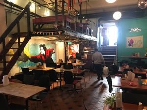 interior at Kafe 44 in Stockholm