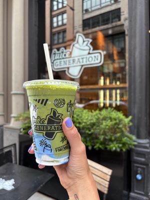 Matcha  at Juice Generation - Prince St in New York City
