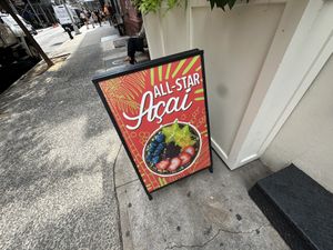 sign  at Juice Generation - 18th St in New York City