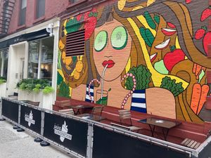 Front/outdoor seating at Juice Generation - 18th St in New York City
