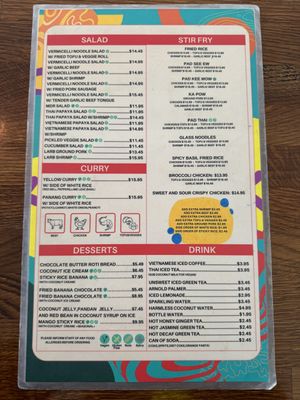 Dessert Menu #Veganuary at Pho Mdr in Marina Del Rey