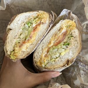 vegan james and the giant peach  at Ike's in Poway