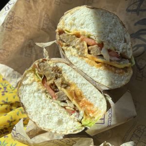 vegan hades  at Ike's in Poway