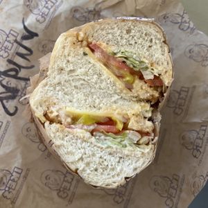 vegan sally ride  at Ike's in Poway