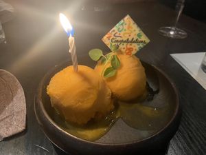 Sorbet  at Gordon Ramsay Hell's Kitchen in Stateline