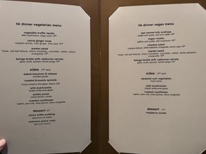 Menu  at Gordon Ramsay Hell's Kitchen in Stateline
