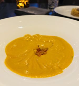Carrot Ginger Soup   at Gordon Ramsay Hell's Kitchen in Stateline