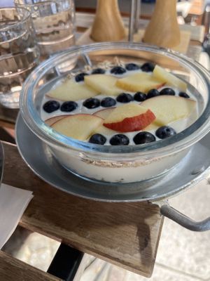 Yoghurt with muesli   at All About in Berlin