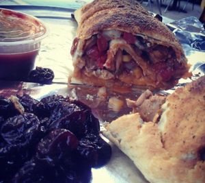 Vegan Stromboli - On the Menu at Lilly's at Lilly's Pizza in Raleigh
