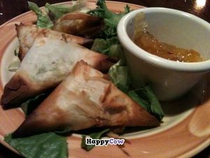 Indian samosas at The Drift Inn at The Drift Inn in Yachats