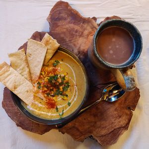 Mexican Cornsoup at Wildflower Canteen in Leiden