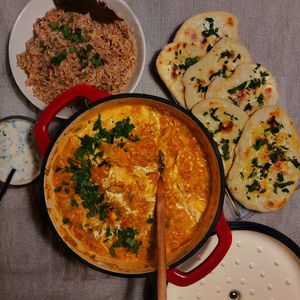 Red lentil dal at Wildflower Canteen in Leiden