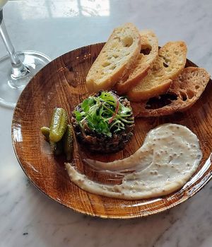 Mushroom tartare at Ground Provisions in West Chester