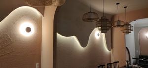 Great interior lighting at SHAKTI in Nha Trang