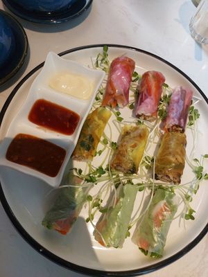 Spring rolls at SHAKTI in Nha Trang