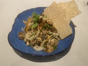 Squeezed Mushroom Stem Salad  at SHAKTI in Nha Trang
