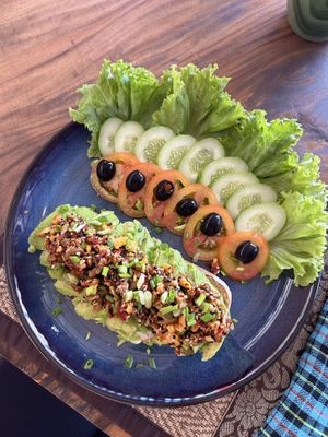 Best avocado toast!  at Mekong MoJo  in Krong Kracheh