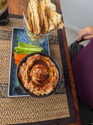 Hummus was amazing (not so much a Khmer dish but yum!) at Mekong MoJo  in Krong Kracheh